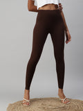 Prisma | Ankle Leggings-Brown Leggings