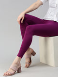 Prisma | Ankle Leggings-Plum Leggings