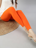 Prisma | Ankle Leggings-Orange Leggings
