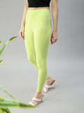 Prisma | Ankle Leggings-Lime Green Leggings