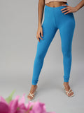 Prisma | Churidar Leggings-Marine Blue Leggings