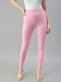 Prisma | Ankle Leggings-Pink Leggings