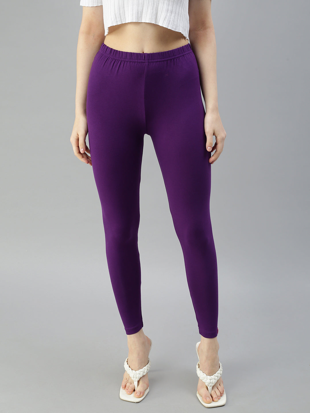 Stylish and Comfortable Dark Purple Leggings