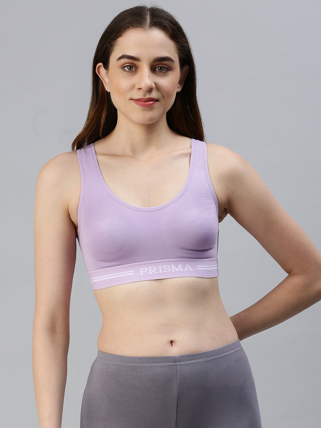 Prisma | Sporty(Moulded Sports Bra)-Lavender Lingerie