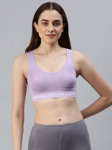 Sporty(Moulded Sports Bra)-Lavender