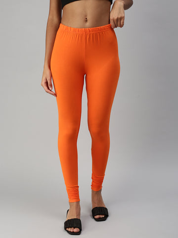 Churidar Leggings-Orange