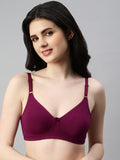 Prisma | Body Fit ( Moulded Encircle Bra)-Plum Lingerie