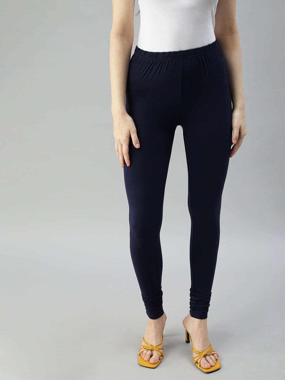 Prisma | Churidar Leggings-Navy Leggings