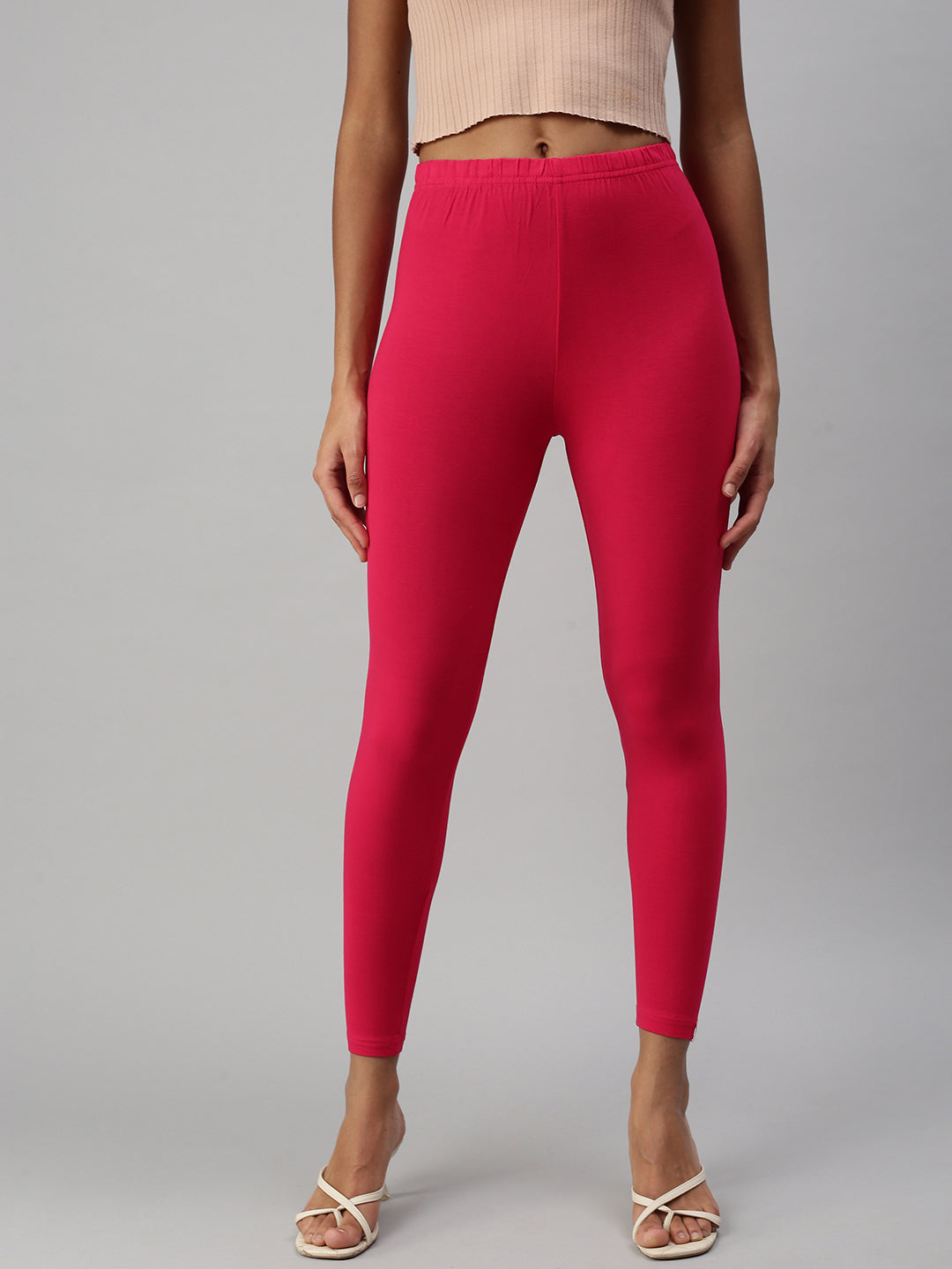 Prisma | Ankle Leggings-Strawberry Leggings