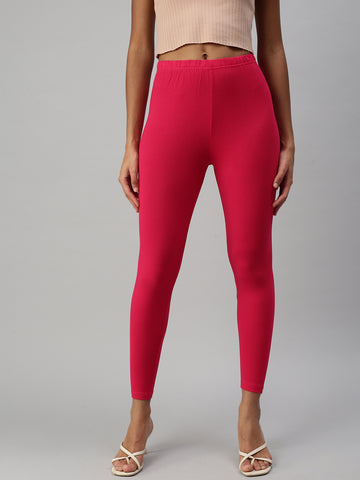 Ankle Leggings-Strawberry