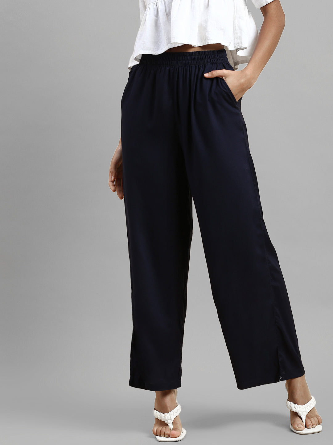 Prisma | Palazzo-Navy Fashion Wears
