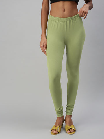 Churidar Leggings-Tea Green