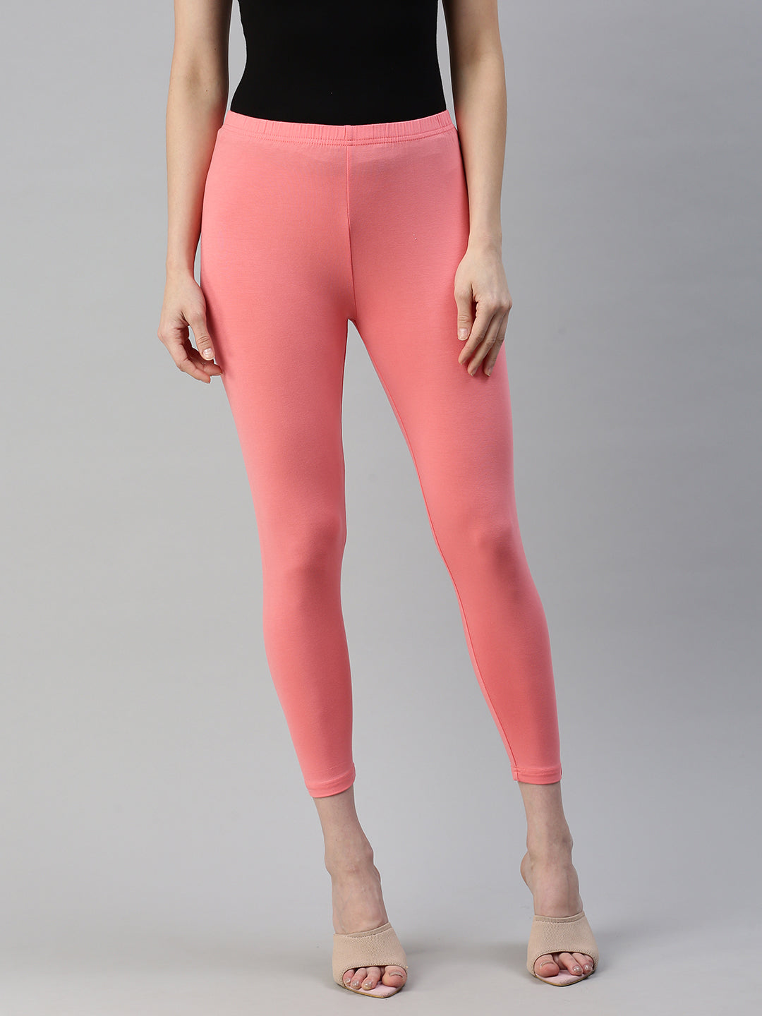 Shop Prisma's Peach Cuff Length Leggings for Women