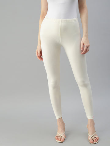 Ankle Leggings-Cream