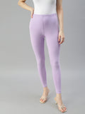 Prisma | Ankle Leggings-Lavender Leggings