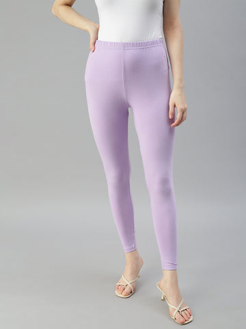 Ankle Leggings-Lavender