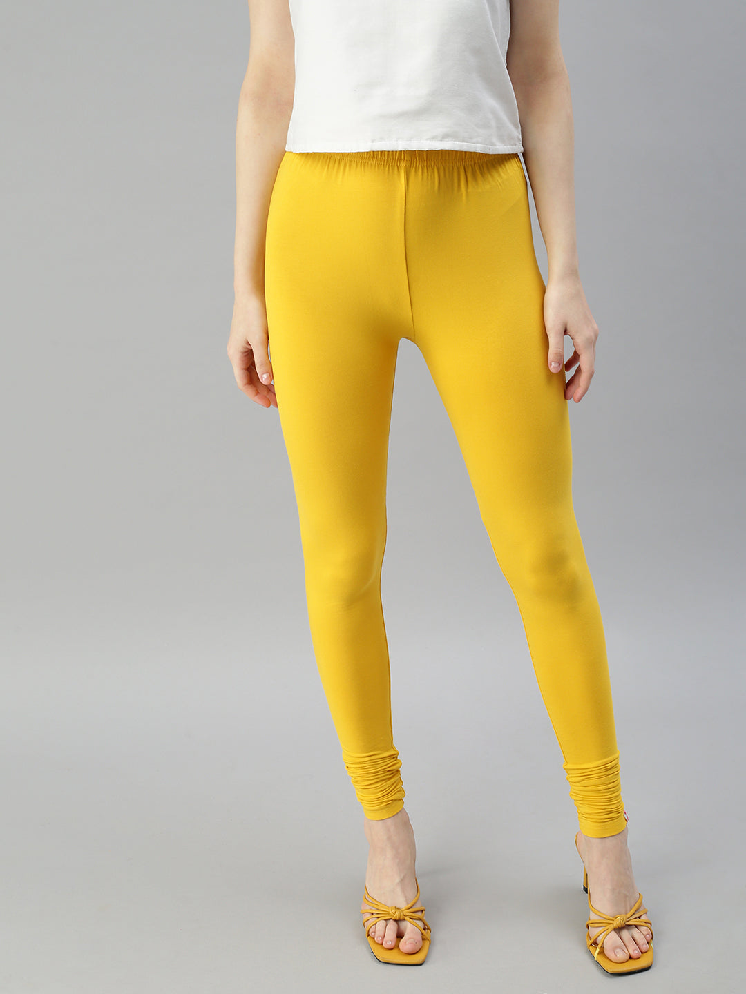Gold Churidar Leggings by Prisma - Perfect for Any Occasion