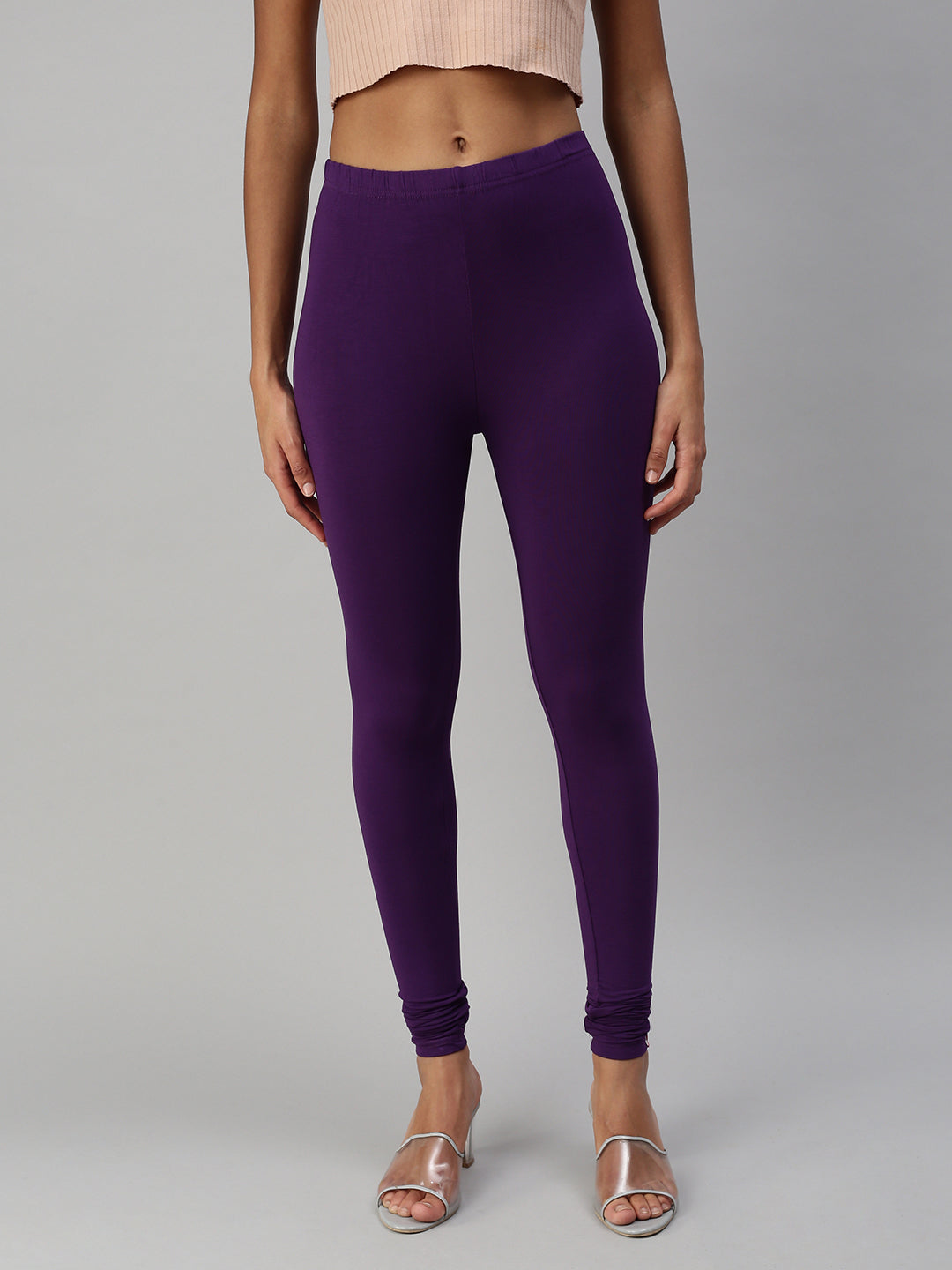 Prisma | Churidar Leggings-Deep Orchid Leggings