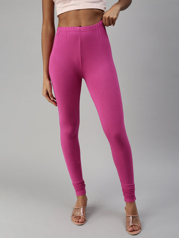 Churidar Leggings-Fushia