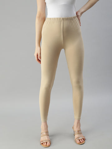 Ankle Leggings-Sand