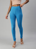 Prisma | Churidar Leggings-Marine Blue Leggings