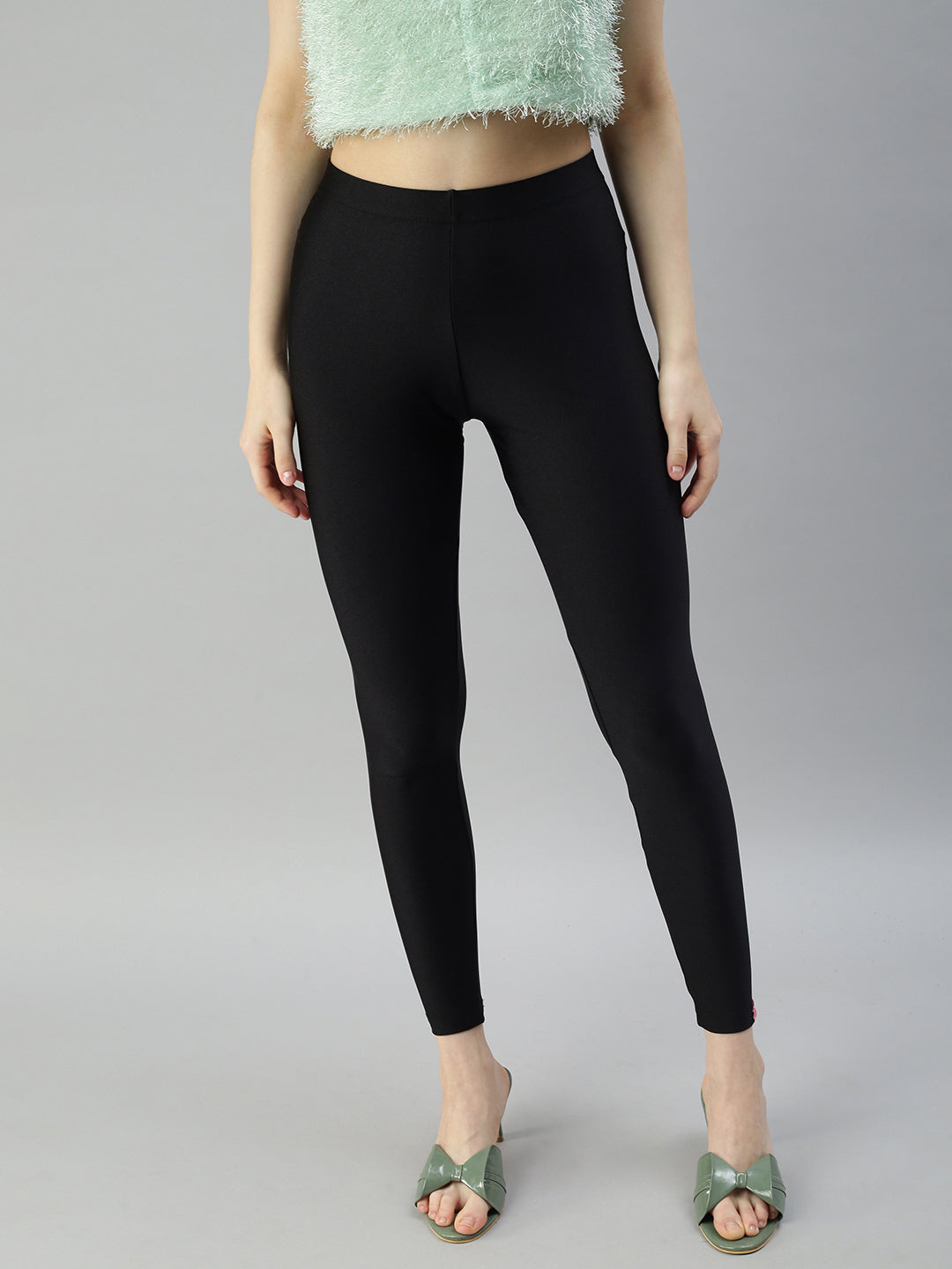 Prisma | Shimmer Leggings-Black Leggings