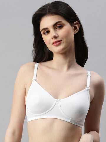 Tee Fit ( Moulded Concealed Kurthi / T-Shirt Bra)-White