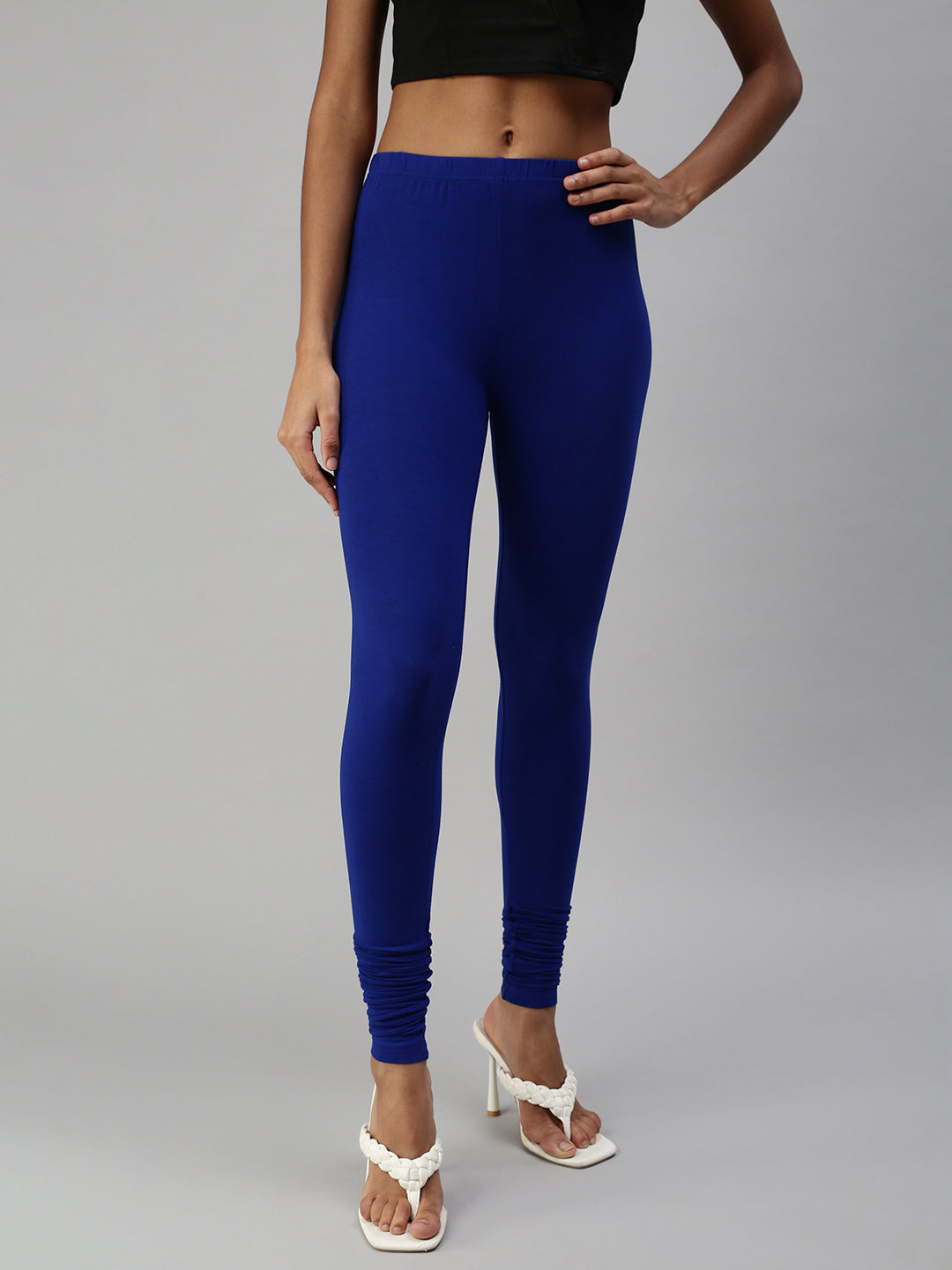 Prisma | Churidar Leggings-Royal Blue Leggings