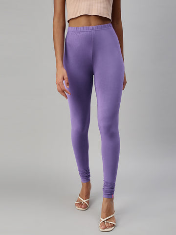 Churidar Leggings-Dark Lavender