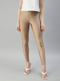 Prisma | Shimmer Leggings-Nude Leggings