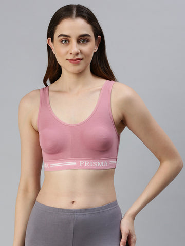 Prisma | Sporty(Moulded Sports Bra)-Mauve Lingerie
