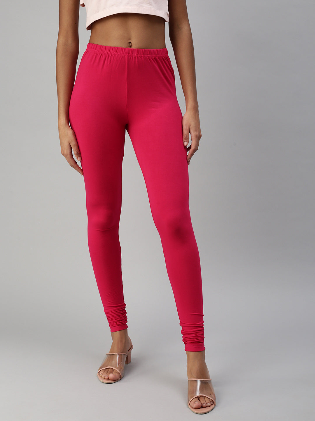 Prisma | Churidar Leggings-Strawberry Leggings