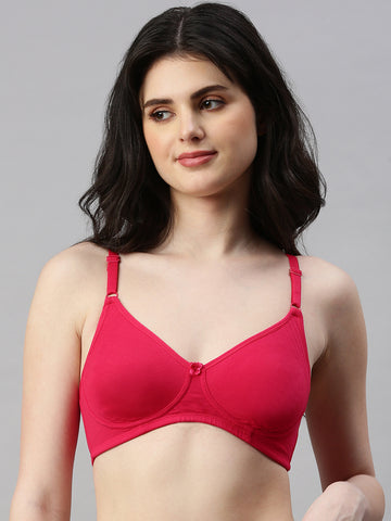 Body Fit ( Moulded Encircle Bra)-Strawberry
