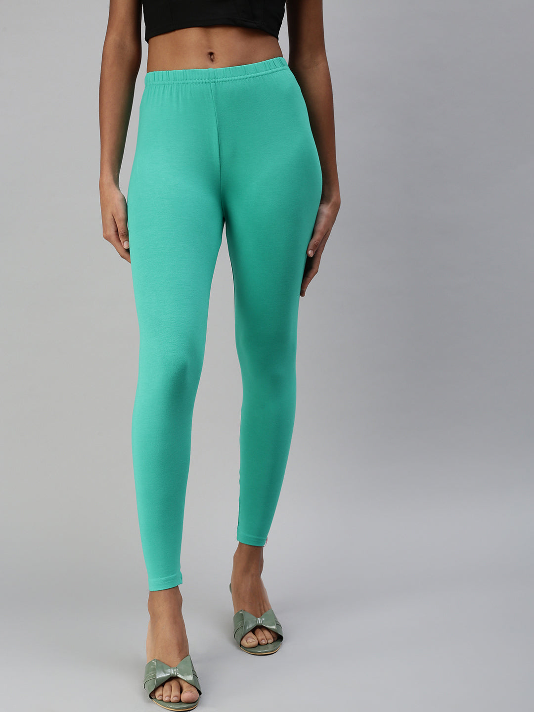 Shop Rani Pink Ankle Leggings by Prisma - Trendy and Comfortable