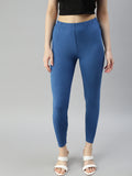 Prisma | Ankle Leggings-Jean Blue Leggings