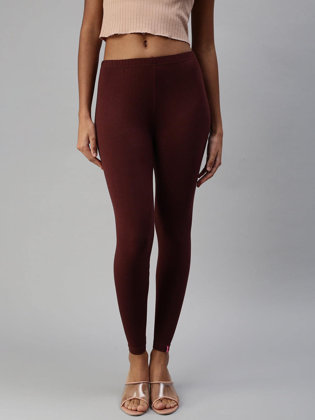 Prisma | Ankle Leggings-Chocolate Leggings