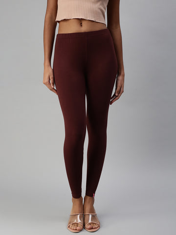 Prisma | Ankle Leggings-Chocolate Leggings