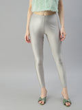 Prisma | Shimmer Leggings-Super Sliver Leggings