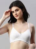 Prisma | Daily Fit(Moulded Basic Bra)-White Lingerie