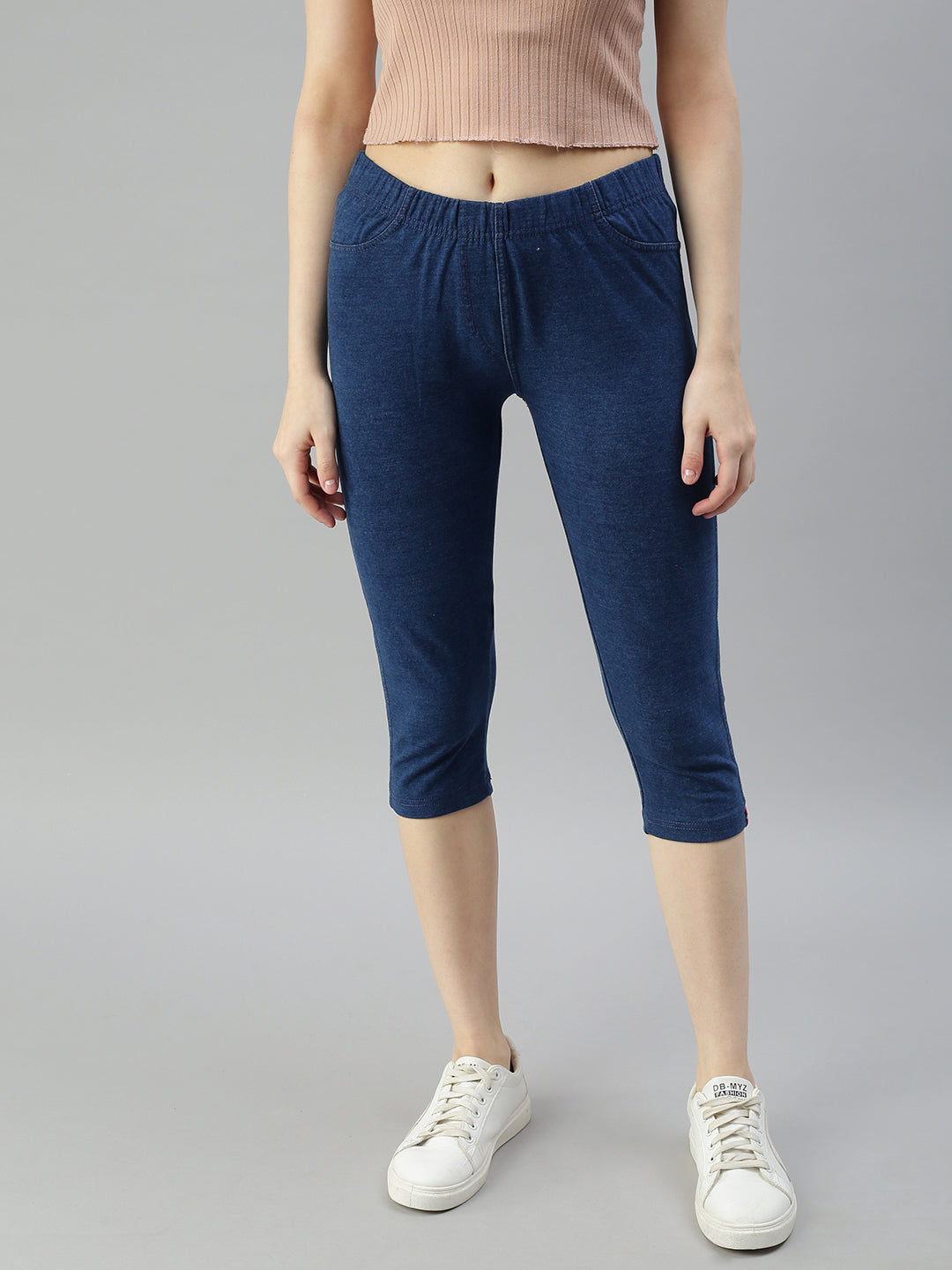 Prisma | Jeggings Capri-Regular Blue Jeggings