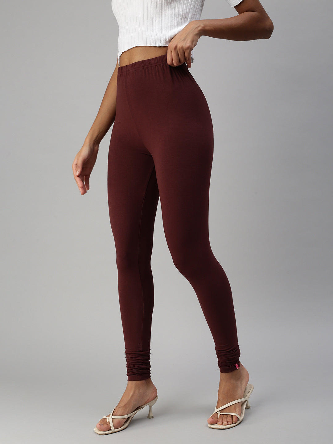 Prisma | Churidar Leggings-Chocolate Leggings