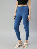 Prisma | Ankle Leggings-Jean Blue Leggings