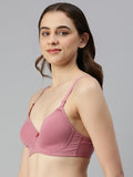 Prisma | Padded (Padded Removable Hook Bra)-Mauve Lingerie
