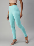 Prisma | Churidar Leggings-Aquamarine Leggings