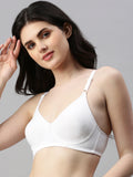 Prisma | Body Fit ( Moulded Encircle Bra)-White Lingerie