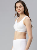 Prisma | Sporty(Moulded Sports Bra)-White Lingerie