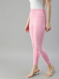 Prisma | Ankle Leggings-Pink Leggings