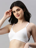Prisma | Daily Fit(Moulded Basic Bra)-White Lingerie