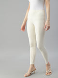 Prisma | Ankle Leggings-Cream Leggings