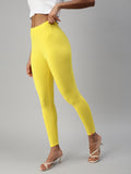 Prisma | Ankle Leggings-Lemon Yellow Leggings